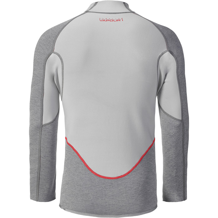 2024 Musto Hombres Flexlite Vapour 1.0 Manga Larga Neopreno Top 82068 - Grey Marl